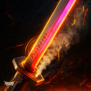 Tenshi Blade - Katana Lendária RGB com Faíscas Cinemáticas e Vapor Real