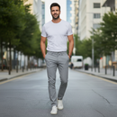 Kit Verão 5 Calças Masculina De Sarja Retrô Premium - Pague 3 Leve 5