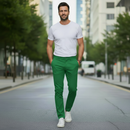 Kit Verão 5 Calças Masculina De Sarja Retrô Premium - Pague 3 Leve 5