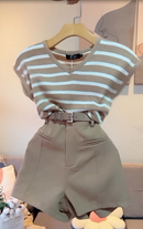 Kit 2 Conjuntos Poly |Blusa + Short|