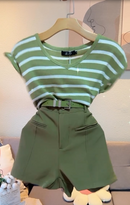 Kit 2 Conjuntos Poly |Blusa + Short|