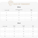 Kit 2 Conjuntos Poly |Blusa + Short|