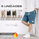 Bermuda Canelada Tech Anti Odor e Suor |Combo 5 Unidades|!