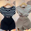 Kit 2 Conjuntos Poly |Blusa + Short|