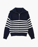 Sweater Crest Zip Sweater