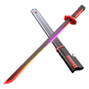 Tenshi Blade - Katana Lendária RGB com Faíscas Cinemáticas e Vapor Real