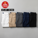 Kit Verão 5 Calças Masculina De Sarja Retrô Premium - Pague 3 Leve 5